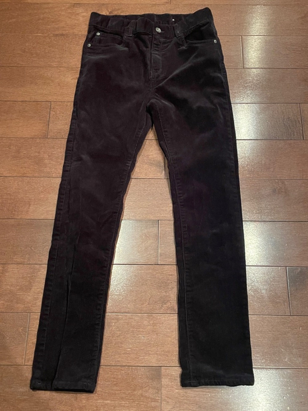 5/$25 Place Black Corduroy Trousers